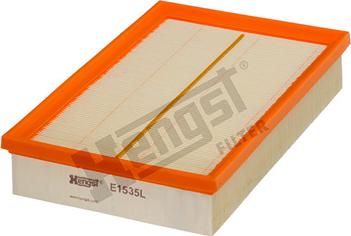 Hengst Filter E1535L - Воздушный фильтр, двигатель unicars.by