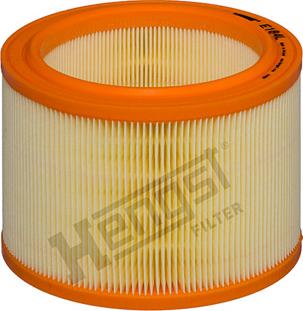 Hengst Filter E184L - Воздушный фильтр, двигатель unicars.by