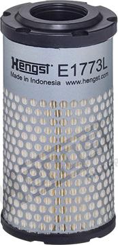 Hengst Filter E1773L - Воздушный фильтр, двигатель unicars.by