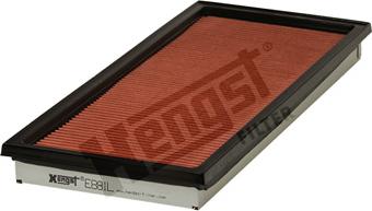 Hengst Filter E881L - Воздушный фильтр, двигатель unicars.by