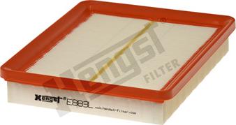 Hengst Filter E883L - Воздушный фильтр, двигатель unicars.by