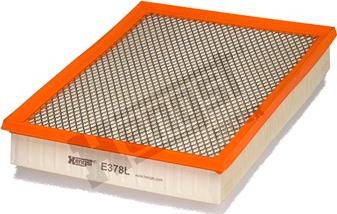 Hengst Filter E378L - Воздушный фильтр, двигатель unicars.by