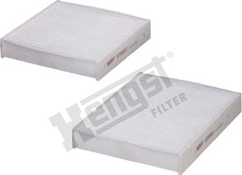 Hengst Filter E2967LI-2 - Фильтр воздуха в салоне unicars.by