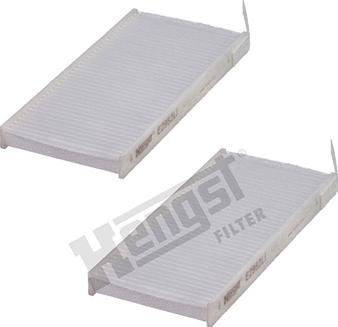 Hengst Filter E2982LI-2 - Фильтр воздуха в салоне unicars.by