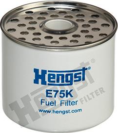 Hengst Filter E75K D42 - Топливный фильтр unicars.by