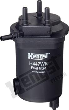 Hengst Filter H447WK - Топливный фильтр unicars.by