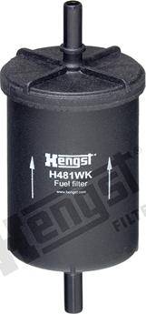 Hengst Filter H481WK - Топливный фильтр unicars.by