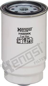 Hengst Filter H488WK - Топливный фильтр unicars.by