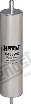 Hengst Filter H438WK - Топливный фильтр unicars.by