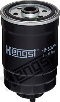 Hengst Filter H550WK - Топливный фильтр unicars.by