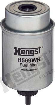 Hengst Filter H569WK - Топливный фильтр unicars.by