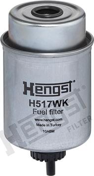 Hengst Filter H517WK - Топливный фильтр unicars.by