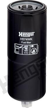 Hengst Filter H574WK - Топливный фильтр unicars.by