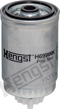 Hengst Filter H699WK - Топливный фильтр unicars.by