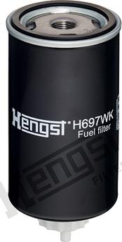 Hengst Filter H697WK - Топливный фильтр unicars.by