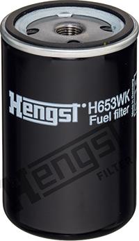 Hengst Filter H653WK - Топливный фильтр unicars.by