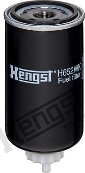 Hengst Filter H652WK - Топливный фильтр unicars.by