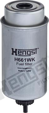 Hengst Filter H661WK - Топливный фильтр unicars.by