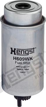 Hengst Filter H609WK - Топливный фильтр unicars.by