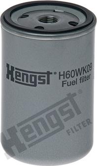 Hengst Filter H60WK09 - Топливный фильтр unicars.by