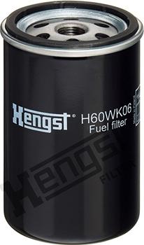 Hengst Filter H60WK06 - Топливный фильтр unicars.by