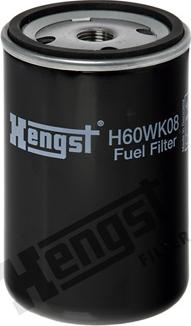 Hengst Filter H60WK08 - Топливный фильтр unicars.by