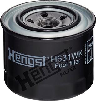 Hengst Filter H631WK - Топливный фильтр unicars.by