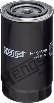 Hengst Filter H191WK - Топливный фильтр unicars.by