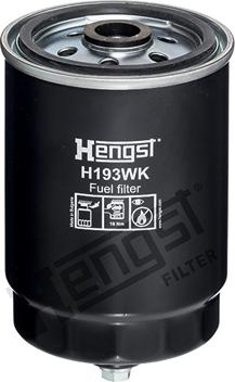 Hengst Filter H193WK - Топливный фильтр unicars.by