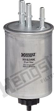 Hengst Filter H192WK - Топливный фильтр unicars.by