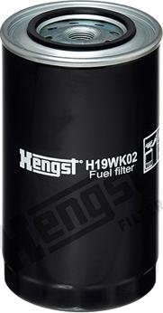 Hengst Filter H19WK02 - Топливный фильтр unicars.by