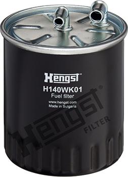 Hengst Filter H140WK01 - Топливный фильтр unicars.by