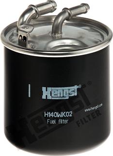 Hengst Filter H140WK02 - Топливный фильтр unicars.by