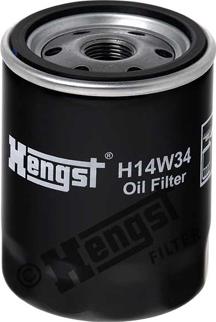 Hengst Filter H14W34 - Масляный фильтр unicars.by