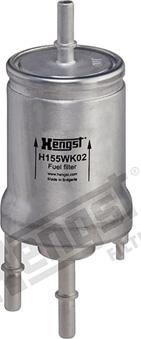 Hengst Filter H155WK02 - Топливный фильтр unicars.by