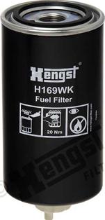 Hengst Filter H169WK - Топливный фильтр unicars.by