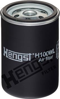 Hengst Filter H100WL - Воздушный фильтр, двигатель unicars.by