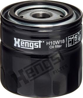 Hengst Filter H10W18 - Масляный фильтр unicars.by