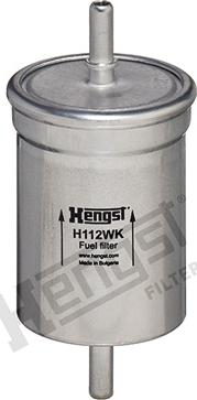 Hengst Filter H112WK - Топливный фильтр unicars.by