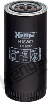 Hengst Filter H18W07 - Масляный фильтр unicars.by