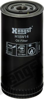 Hengst Filter H18W14 - Фильтр, система рабочей гидравлики unicars.by