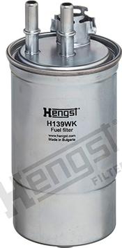 Hengst Filter H139WK - Топливный фильтр unicars.by