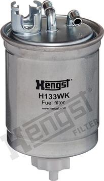 Hengst Filter H133WK - Топливный фильтр unicars.by