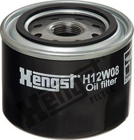 Hengst Filter H12W08 - Масляный фильтр unicars.by