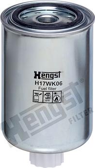 Hengst Filter H17WK06 - Топливный фильтр unicars.by