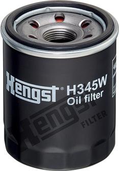 Hengst Filter H345W - Масляный фильтр unicars.by