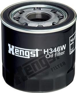 Hengst Filter H346W - Масляный фильтр unicars.by