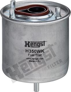 Hengst Filter H350WK - Топливный фильтр unicars.by