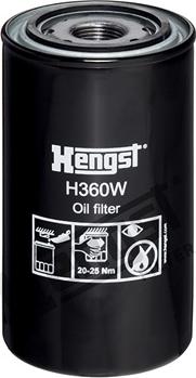 Hengst Filter H360W - Масляный фильтр unicars.by