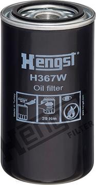 Hengst Filter H367W - Масляный фильтр unicars.by